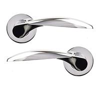 Jigetch JTC2000 Cresta Door Handles, Polished Chrome