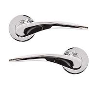 Jigetch JTC2020 Vecta Door Handles, Polished Chrome