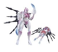 JIGFLY Beast Wars Transformer Black Widow Metal Variation Pink Action Figure Toys Maximals Blackarachnia Elita One Spider Model Robot KO Version