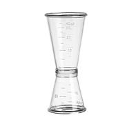 Jigger Single Double Shot Cocktail Wine Short Drink Measure Cup S/L Bar Bar Cabinet White