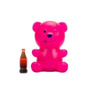 Gummymals Squishy Gummy Interactive Pet Bear with 10 Reactions & Sounds - Pink