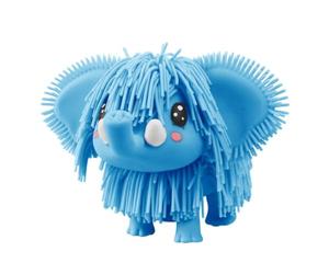 Jiggly Pets Pearlescent Elephant Blue Interactive Electronic Puppy toy with sounds music and movement Animal Toys Interactive pets walking elephant puppy
