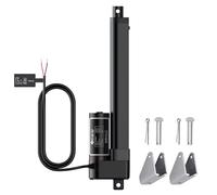 JiGiU 12V Actuator 8 Inch Heavy Duty 660lbs/3000N Linear Actuator, 0.2"/s Linear Motion Actuators with Mounting Brackets & IP65 Protection for Car RV Electric Door Industrial Machinery Vessels Window