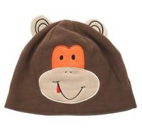 Jiglz Childs Brown Monkey Character Soft Fleece Ski Hat C67 55cm