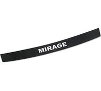 JIGMOD Car Carbon Fiber Rear Bumper Protector for Mitsu-bishi Mirage, Rear Trunk Sill Plate Cover Protective Padding Car Styling Accessories Anti-Scratch