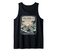 Jigokudani Snow Onsen Monkeys Nagano Park Japan Souvenir Tank Top