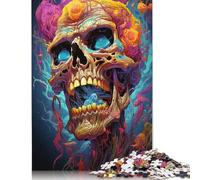 Jigsaw 尺寸 Pieces for Adults Colorful Psychedelic Gangster Zombies Jigsaw Puzzle for Adults Wooden Puzzles Home Decor 500pcs (52x38cm)
