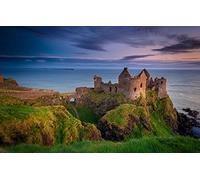 jigsaw 1000,Natural beauty,Northern Ireland,County Antrim,Dunluce Castle 26x38CM