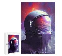 Jigsaw 1000 PCS Cosmic Astronaut Helmet-8 Jigsaw Puzzles for Teenagers Improve Memory Educational Challenge Gifts for Friends And Family 1000 PCS