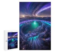 Jigsaw 1000 PCS Cosmic Whirlpool Galaxy Jigsaw Puzzles for Adults Improve Memory Challenging To Complete Christmas Birthday Gifts 1000 PCS