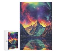 Jigsaw 1000 PCS Fantasy Mountain Reflections Jigsaw Puzzles for Adults Improve Memory Challenging To Complete Christmas Birthday Gifts 1000 PCS