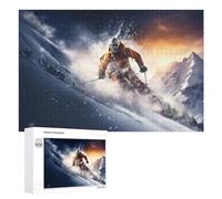 Jigsaw 1000 PCS for Adults A Ski Dream Puzzle for Adults Relaxing Games Analysis And Logic Stress Reduction Gifts 1000 PCS
