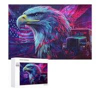 Jigsaw 1000 PCS for Adults American Eagle Puzzle for Adults Relaxing Games Analysis And Logic Stress Reduction Gifts 1000 PCS