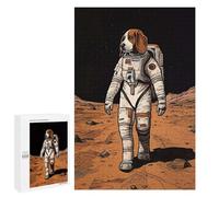 Jigsaw 1000 PCS for Adults Beagle Astronaut On Mars Puzzle for Adults Relaxing Games Analysis And Logic Stress Reduction Gifts 1000 PCS