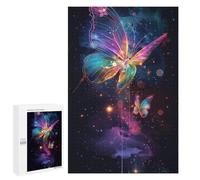 Jigsaw 1000 PCS for Adults Colorful Butterfly Art Print-6 Jigsaw Puzzle Brain Teaser Game Difficult Hard Deal As Gifts for The Whole Family 1000 PCS