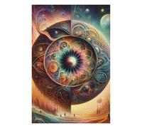 Jigsaw 1000 PCS for Adults Cosmic Mandala Puzzles for Adults Brain Teaser Game Perfect Decoration Help The Brain Exercise 1000 PCS