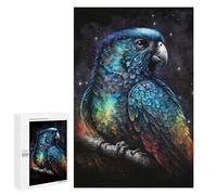 Jigsaw 1000 PCS for Adults Cosmic Parrot Art Print-1 Jigsaw Puzzle Brain Teaser Game Difficult Hard Deal As Gifts for The Whole Family 1000 PCS