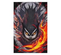 Jigsaw 1000 PCS for Adults Evil Ninja Owl Puzzles for Adults Brain Teaser Game Perfect Decoration Help The Brain Exercise 1000 PCS