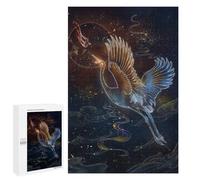 Jigsaw 1000 PCS for Adults Japanese Cranes Art Bird Adult Jigsaw Puzzle Fun Games Analysis And Logic Unique Birthday And Gifts 1000 PCS
