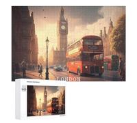 Jigsaw 1000 PCS for Adults London England UK Puzzle for Adults Relaxing Games Analysis And Logic Stress Reduction Gifts 1000 PCS