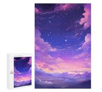 Jigsaw 1000 PCS for Adults Magical Twilight Sky Jigsaw Puzzle Brain Teaser Game Difficult Hard Deal As Gifts for The Whole Family 1000 PCS