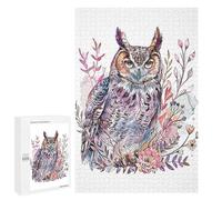 Jigsaw 1000 PCS for Adults Owl Minimalist Adult Jigsaw Puzzle Fun Games Analysis And Logic Unique Birthday And Gifts 1000 PCS