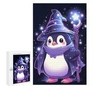 Jigsaw 1000 PCS for Adults Penguin Star Wizard Adult Jigsaw Puzzle Fun Games Analysis And Logic Unique Birthday And Gifts 1000 PCS