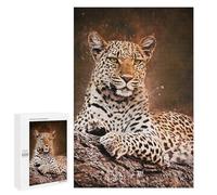 Jigsaw 1000 PCS for Adults Splatter Leopard Jigsaw Puzzle Brain Teaser Game Difficult Hard Deal As Gifts for The Whole Family 1000 PCS