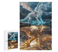 Jigsaw 1000 PCS for Adults Upside Down Dragons Adult Jigsaw Puzzle Fun Games Analysis And Logic Unique Birthday And Gifts 1000 PCS