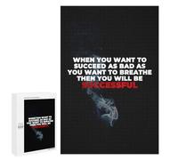 Jigsaw 1000 PCS for Adults When You Want To Succeed Jigsaw Puzzle Brain Teaser Game Difficult Hard Deal As Gifts for The Whole Family 1000 PCS