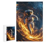 Jigsaw 1000 PCS for Teenagers Astronaut in Space-22 Puzzle For Teenagers Enhance Memory Challenging To Complete Family Fun & Game Night 1000 PCS