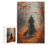 Jigsaw 1000 PCS for Teenagers Autumn Witch's Journey Puzzles for Teenagers Improve Memory for Birthday, Chrismas Christmas Birthday Gifts 1000 PCS