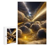 Jigsaw 1000 PCS for Teenagers Cloudy Night Skyway Puzzle For Teenagers Enhance Memory Challenging To Complete Family Fun & Game Night 1000 PCS