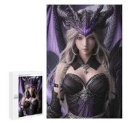 Jigsaw 1000 PCS for Teenagers Dragon Queen Fantasy Artwork -1 Puzzle For Teenagers Enhance Memory Challenging To Complete Family Fun & Game Night 1000 PCS
