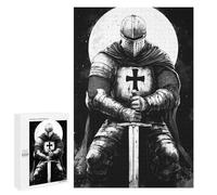 Jigsaw 1000 PCS for Teenagers Knightly Valor Medieval Armor Artwork Puzzle For Teenagers Difficult Hard Fun Activities at Home Addictive Toys to Cultivate Patience 1000 PCS