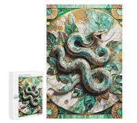 Jigsaw 1000 PCS for Teenagerss Abstract Snake Kintsugi Jigsaw Puzzle Family Games Pattern Assembly Unique Gifts for Birthday And Christmas 1000 PCS