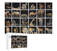 Jigsaw 1000 PCS for Teenagerss African Wildlife Collection Jigsaw Relax Games Difficult Challenge Unique Gifts for Birthday And Christmas 1000 PCS
