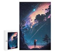 Jigsaw 1000 PCS for Teenagerss Anime Chaos Galaxy Night Jigsaw for Adults Toy Wall Decor Presents for Women Unique Gifts for Birthday And Christmas 1000 PCS