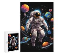 Jigsaw 1000 PCS for Teenagerss Astronaut Among Planets Jigsaw Relax Games Difficult Challenge Unique Gifts for Birthday And Christmas 1000 PCS