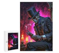 Jigsaw 1000 PCS for Teenagerss Baron Samedi in Top Hat Jigsaw Puzzle Family Games Pattern Assembly Unique Gifts for Birthday And Christmas 1000 PCS
