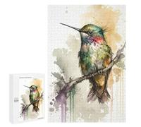Jigsaw 1000 PCS for Teenagerss Bird Hummingbird Puzzles for Adults Relax Games Staycation Kill Time for Is Ideal As A Gift 1000 PCS