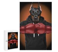 Jigsaw 1000 PCS for Teenagerss Boxer Doberman Puzzles for Adults Relax Games Staycation Kill Time for Is Ideal As A Gift 1000 PCS