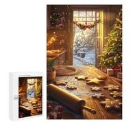 Jigsaw 1000 PCS for Teenagerss Christmas Cookie Baking Jigsaw for Adults Toy Wall Decor Presents for Women Unique Gifts for Birthday And Christmas 1000 PCS