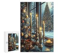 Jigsaw 1000 PCS for Teenagerss Christmas Window View Jigsaw for Adults Toy Wall Decor Presents for Women Unique Gifts for Birthday And Christmas 1000 PCS