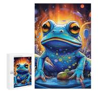 Jigsaw 1000 PCS for Teenagerss Colorful Frog Fantasy Jigsaw Relax Games Difficult Challenge Unique Gifts for Birthday And Christmas 1000 PCS