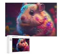 Jigsaw 1000 PCS for Teenagerss Colorful Mouse Artwork Jigsaw Relax Games Difficult Challenge Unique Gifts for Birthday And Christmas 1000 PCS