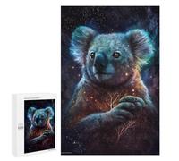 Jigsaw 1000 PCS for Teenagerss Cosmic Koala Celestial Tree Hugger Puzzles for Teenagerss Analysis And Logic Parent-child Interaction Challenging Game Toys 1000 PCS
