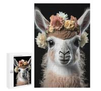 Jigsaw 1000 PCS for Teenagerss Cute Baby Fluffy Llama Jigsaw Puzzle Family Games Pattern Assembly Unique Gifts for Birthday And Christmas 1000 PCS