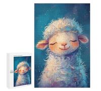 Jigsaw 1000 PCS for Teenagerss Cute Whimsical Sheep Jigsaw Puzzle Family Games Pattern Assembly Unique Gifts for Birthday And Christmas 1000 PCS