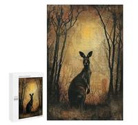 Jigsaw 1000 PCS for Teenagerss Desolate Kangaroo Jigsaw Puzzle Family Games Pattern Assembly Unique Gifts for Birthday And Christmas 1000 PCS